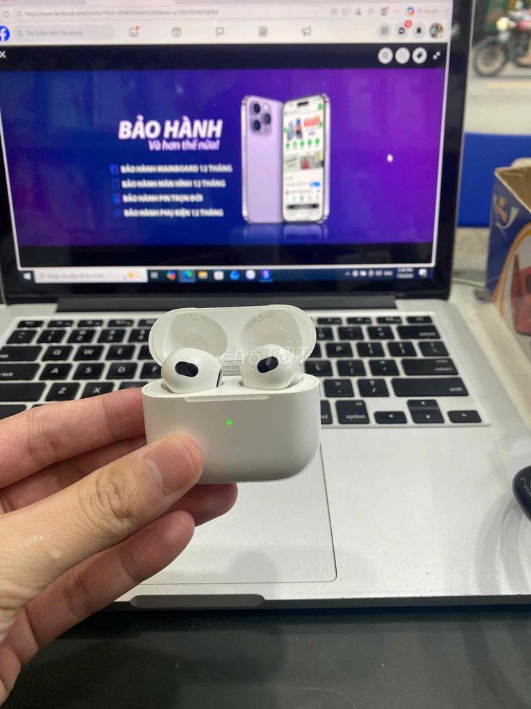 Apple AirPods 3 Trắng. Mua bán Tivi, Âm thanh tại Quận 3 Tp Hồ Chí Minh được đăng bởi Tuấn Nguyễn hình 1