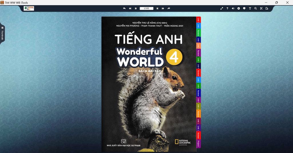 Phần mềm iTools tiếng Anh 4 Wonderful World