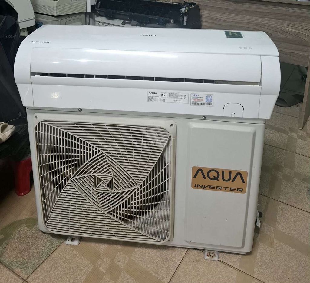 Máy lạnh Aqua Inverter 1.0hp Trắng. Mua bán Máy lạnh, điều hoà tại Thành phố Dĩ An Bình Dương được đăng bởi Kim Quyên hình 1
