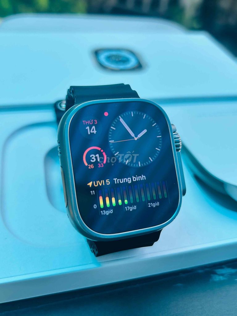 Apple Watch Ultra 1 ESIM Đen Titanium Việt Nam. Mua bán Thiết bị đeo thông minh tại Quận Tân Phú Tp Hồ Chí Minh được đăng bởi Công nghệ di động Apple Watch Samsung Tai nghe hình 1
