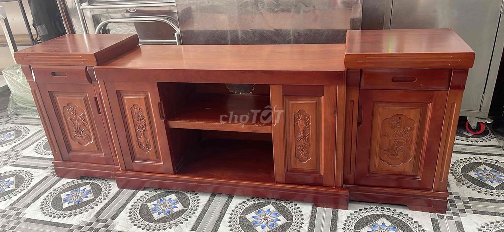 Kệ tivi gỗ sồi 2m. Mua bán Tủ, kệ gia đình tại Thành phố Biên Hòa Đồng Nai được đăng bởi Nguyễn Trường Sơn hình 1