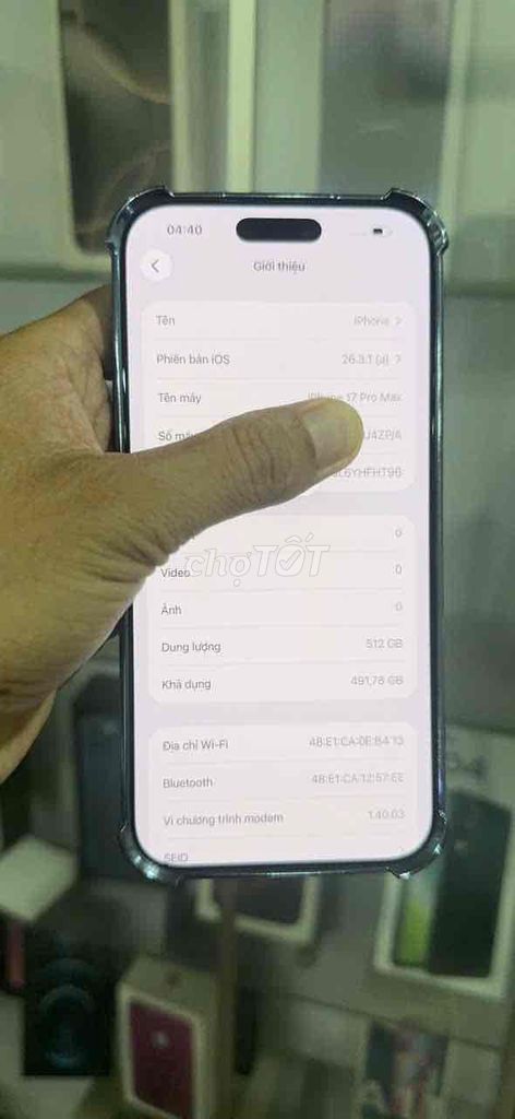 17ProMax 512GB Xanh, kích tháng 3,máy trần đẹp 98%. Mua bán Điện thoại tại Huyện Củ Chi Tp Hồ Chí Minh được đăng bởi Trang Minh hình 1