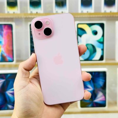 🍎15 THƯỜNG HỒNG 128GB QTẾ MỸ ĐẸP99% NGUYÊN ZIN P85