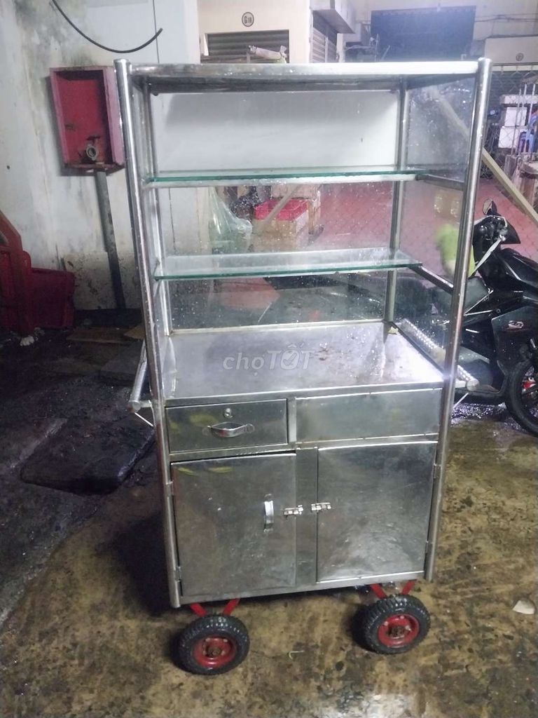 Xe đẩy kinh doanh Inox 304 1.6m 80cm 50cm. Mua bán Đồ chuyên dụng, Giống nuôi trồng tại Quận 11 Tp Hồ Chí Minh được đăng bởi Hoàng Sơn Thạch Cao hình 1