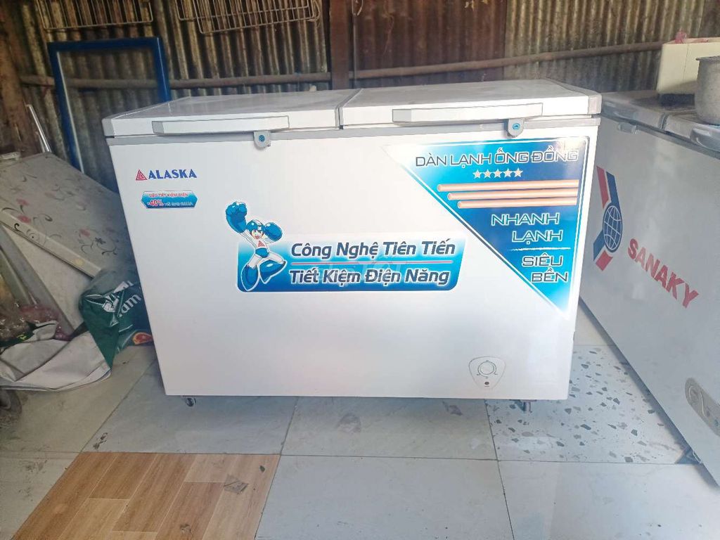 tủ đông Alaska hai ngăn đông mát 450l