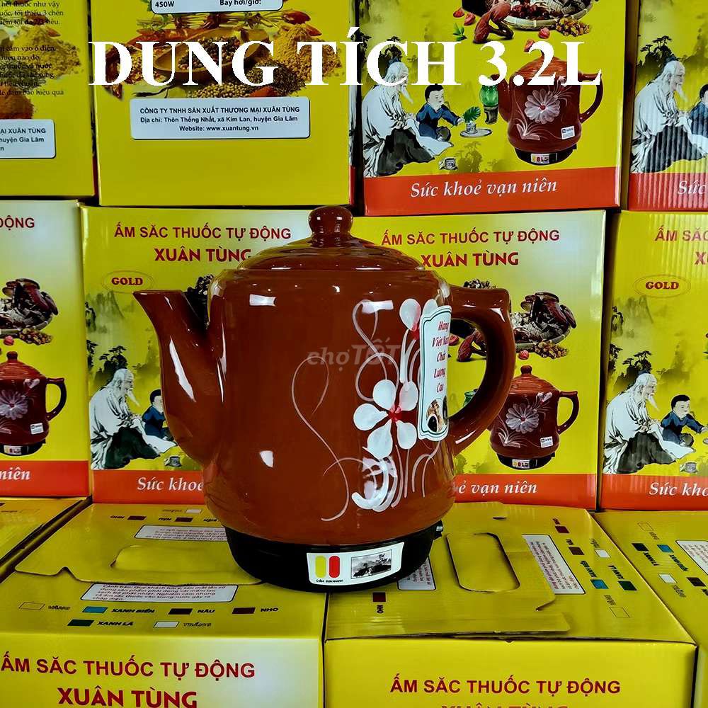 Ấm sắc thuốc điện Xuân Tùng 3.2L Gốm Bát Tràng Nâu. Mua bán Bếp, lò, đồ điện nhà bếp tại Quận Hoàng Mai Hà Nội được đăng bởi Dương hình 1