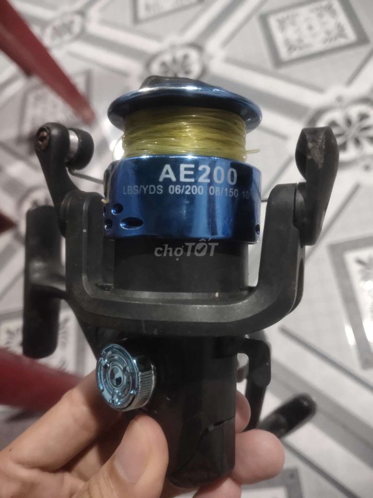 Máy câu cá AE200 Đen, Xanh. Mua bán Đồ thể thao, Dã ngoại tại Huyện Bình Tân Vĩnh Long được đăng bởi Cẩm Nhung hình 1