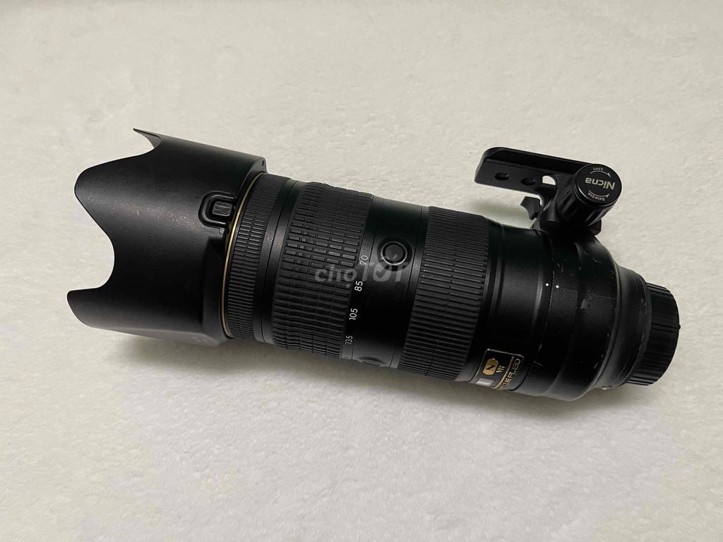 Ống kính Nikon 70-200 FL Đen Đã sử dụng. Mua bán Máy ảnh, Máy quay tại Quận Tân Bình Tp Hồ Chí Minh được đăng bởi nguyen nguyen hình 1