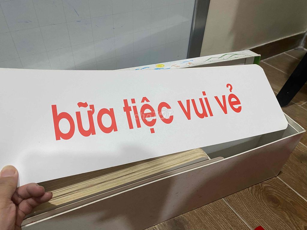 Quà Tết cho bé bộ Flash card học chữ tiếng Việt