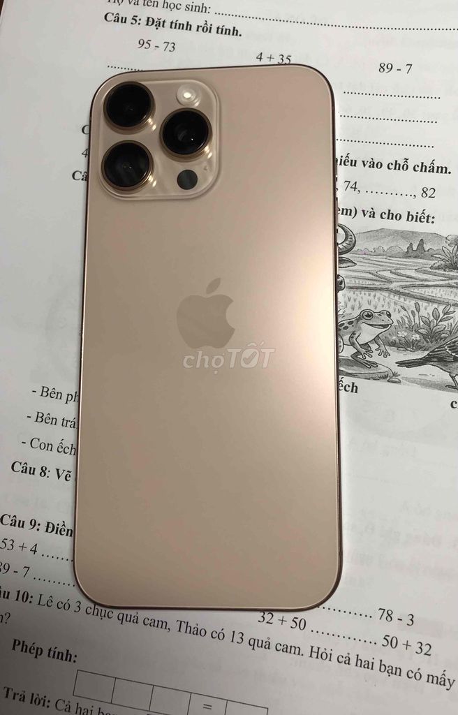 iPhone 16 Pro Max 256GB Quốc Tế Fun Đẹp Keng.. Mua bán Điện thoại tại Thị xã Tân Uyên Bình Dương được đăng bởi Ngọc Thuỷ hình 1