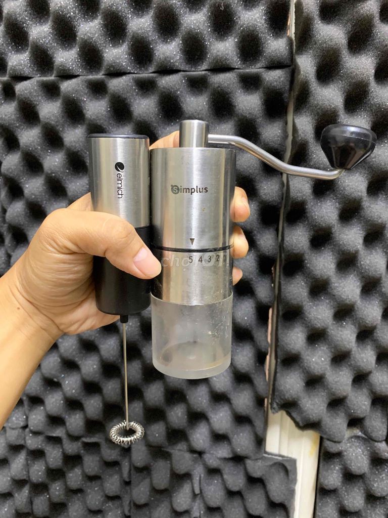 Máy xay cà phê Simplus Kim loại Bạc. Mua bán Bếp, lò, đồ điện nhà bếp tại Quận 4 Tp Hồ Chí Minh được đăng bởi Eddie hình 1