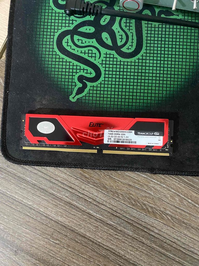 RAM TeamGroup Elite 16GB DDR4 3200MHz Đỏ. Mua bán Linh kiện (RAM, Card...) tại Quận Bắc Từ Liêm Hà Nội được đăng bởi Dũng hình 1