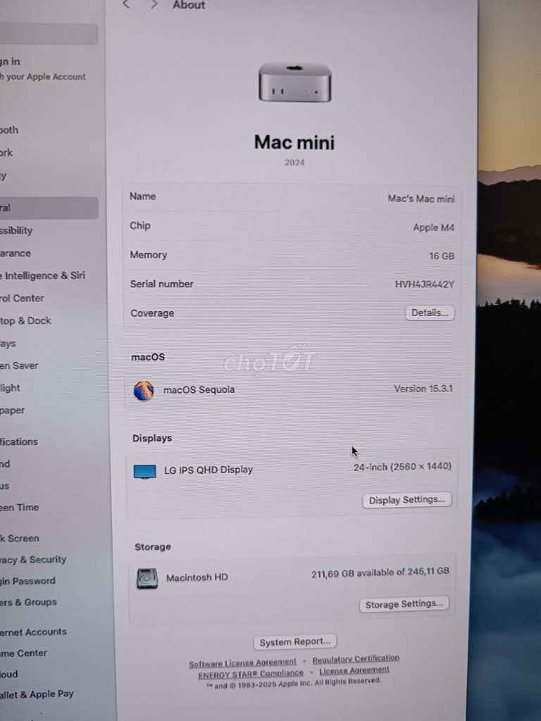 Mac Mini M4 base mới mua 12 ngày như mới