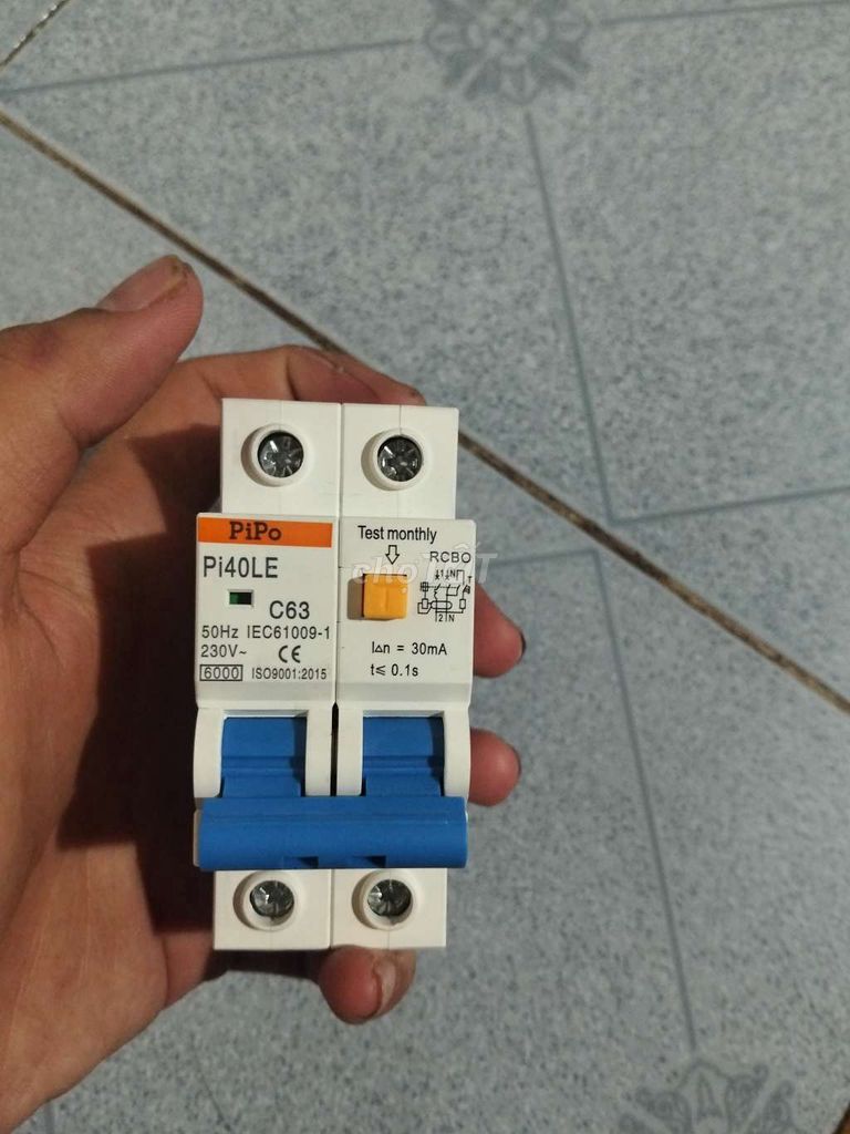 CB chống giật PiPo Pi40LE 30A 63A 230V. Mua bán Nội thất, đồ gia dụng khác tại Thị xã Phú Mỹ Bà Rịa - Vũng Tàu được đăng bởi Nguyễn Trung Hiếu  hình 1