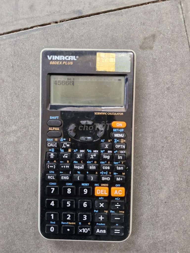 Máy tính khoa học Vinacal 680EX Plus Đen. Mua bán Đồ dùng văn phòng tại Quận Thanh Khê Đà Nẵng được đăng bởi Nguyen Duc Thanh  hình 1