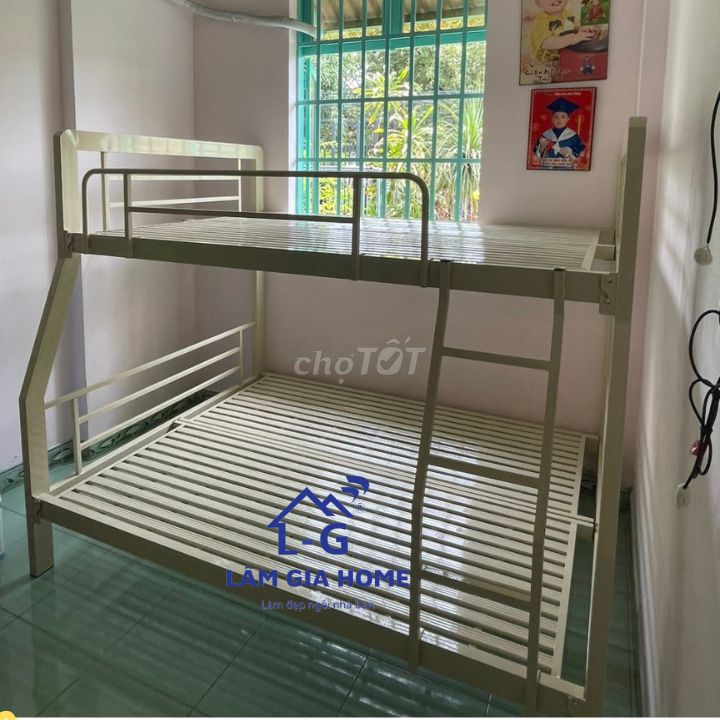 giường sắt tầng- sắt bền giá rẻ- màu đẹp