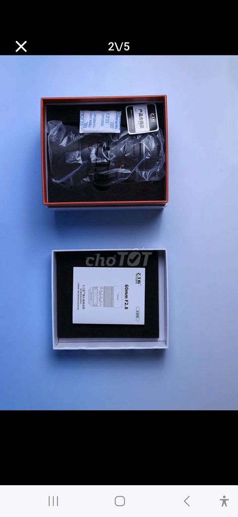 Ống kính 7Artisans 60mm F2.8 Macro 2x Đen. Mua bán Máy ảnh, Máy quay tại Quận Tân Phú Tp Hồ Chí Minh được đăng bởi Chí Cảnh hình 1