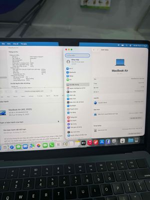 Apple Macbook Air M2 13 inch 8GB/512GB pin 100%