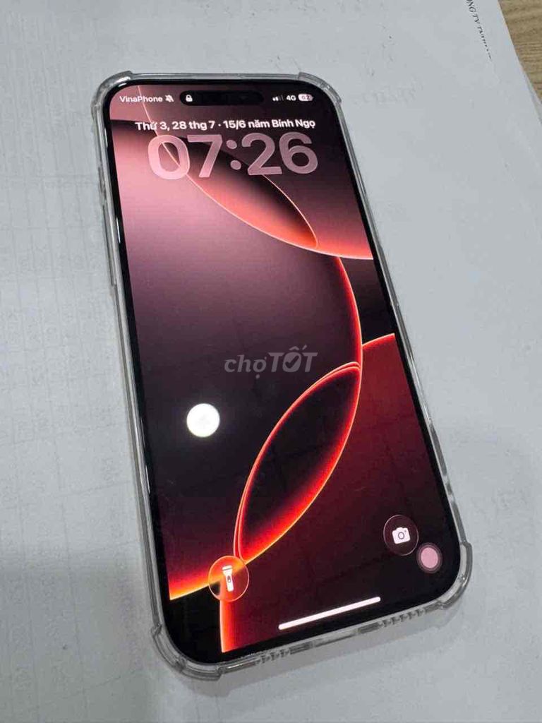 Apple iPhone 16 Pro Max 256GB Vàng sa mạc 98%. Mua bán Điện thoại tại Thành phố Dĩ An Bình Dương được đăng bởi Hoang Anh hình 1