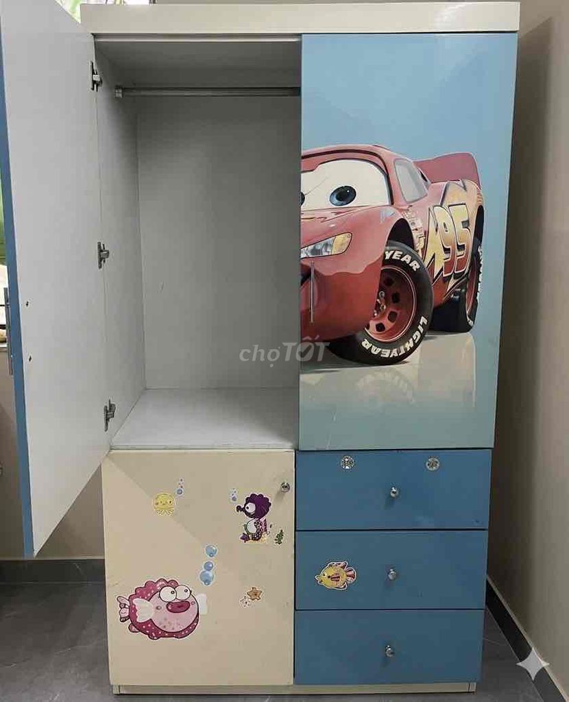 Tủ quần áo gỗ trẻ em. Mua bán Tủ, kệ gia đình tại Quận 12 Tp Hồ Chí Minh được đăng bởi Lena hình 1