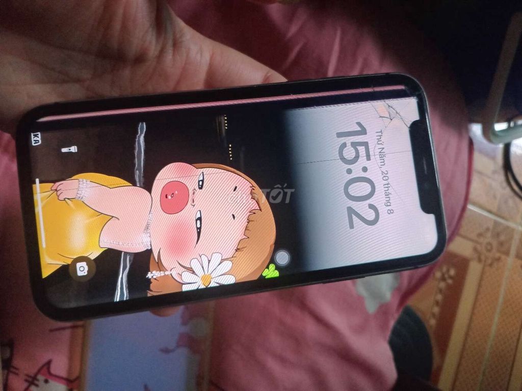 Apple iPhone 11 64GB Đen Hư màn, nứt lưng. Mua bán Điện thoại tại Quận Bình Tân Tp Hồ Chí Minh được đăng bởi Phạm Văn hình 1