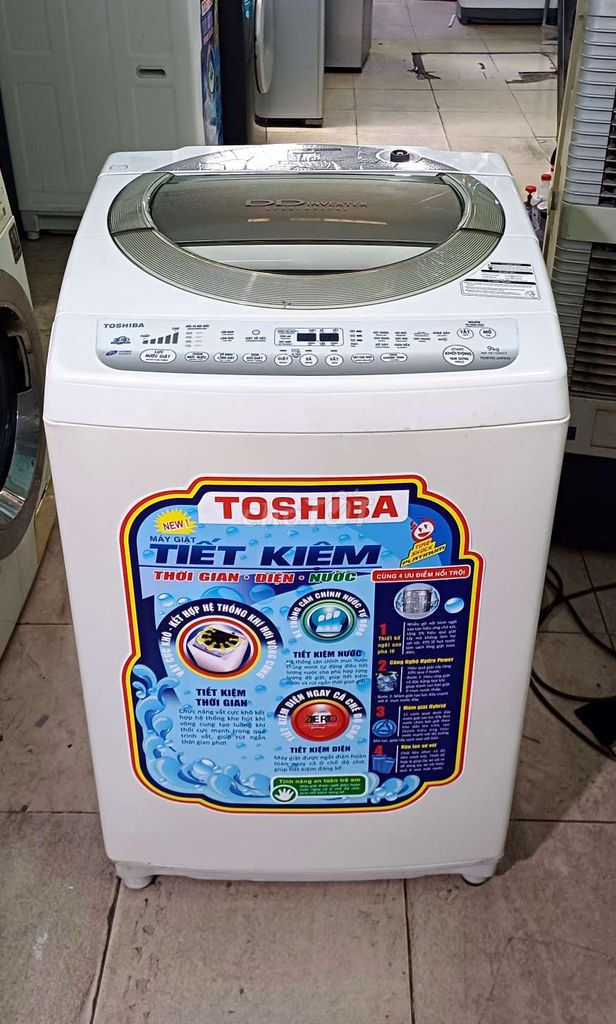 Máy giặt toshiba inverter 9kg bảo hành 3 tháng