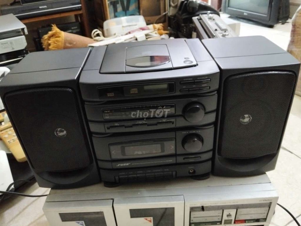 Đầu cassette đĩa Cd FUZE FX-500R Đen. Mua bán Tivi, Âm thanh tại Thành phố Vũng Tàu Bà Rịa - Vũng Tàu được đăng bởi nguyen minh trieu hình 1