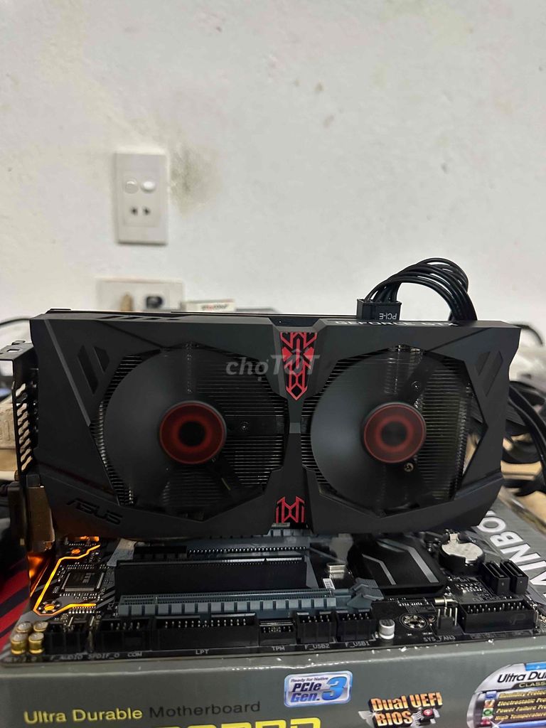 Card đồ họa Asus Strix GTX 1060 6GB Đen. Mua bán Linh kiện (RAM, Card...) tại Quận Liên Chiểu Đà Nẵng được đăng bởi KD ĐẠI TÍN NGUYỄN hình 1