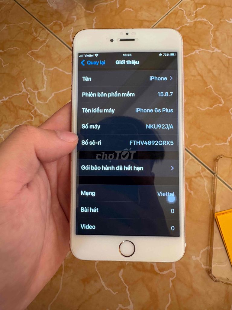 Apple iPhone 6s Plus 64GB Vàng hồng. Mua bán Điện thoại tại Huyện An Dương Hải Phòng được đăng bởi Đỗ Thành Công hình 1