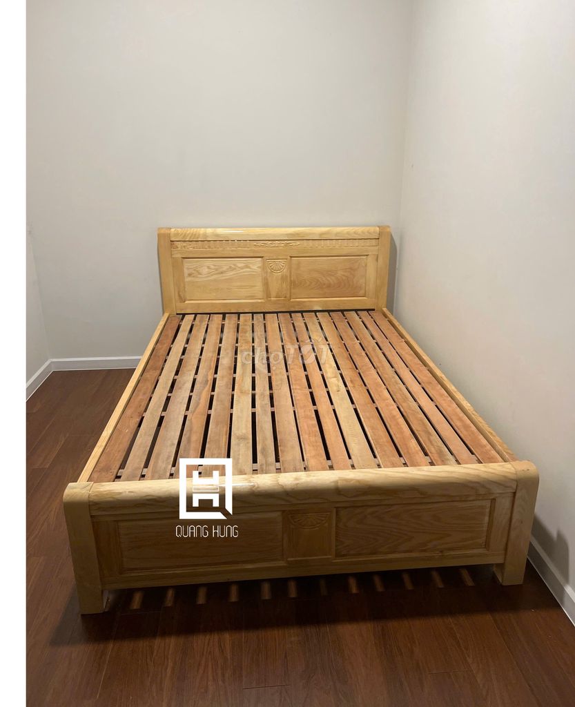GIƯỜNG GỖ SỒI _GIƯƠNG GỖ SỒI_GIƯỜNG NGỦ GỖ GIÁ RẺ. Mua bán Giường, chăn ga gối nệm tại Quận 3 Tp Hồ Chí Minh được đăng bởi Nội Thất Quang Hùng TD hình 1