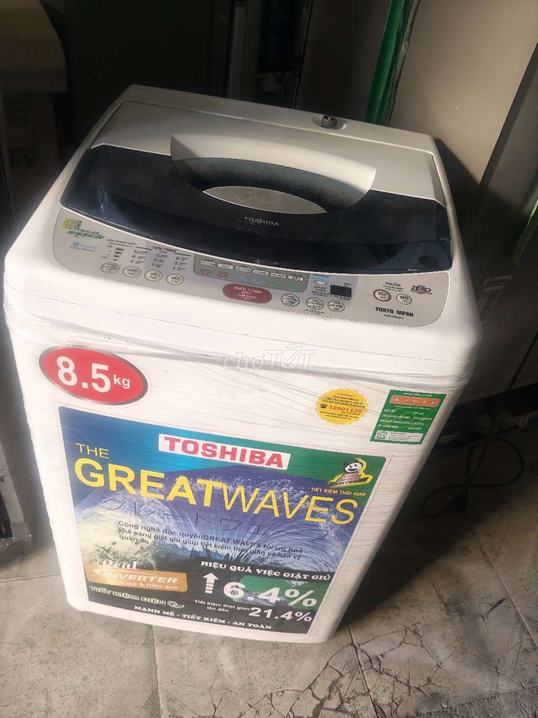 Máy giặt Toshiba 8.5kg cửa trước. Mua bán Máy giặt tại Huyện Hóc Môn Tp Hồ Chí Minh được đăng bởi long hình 1