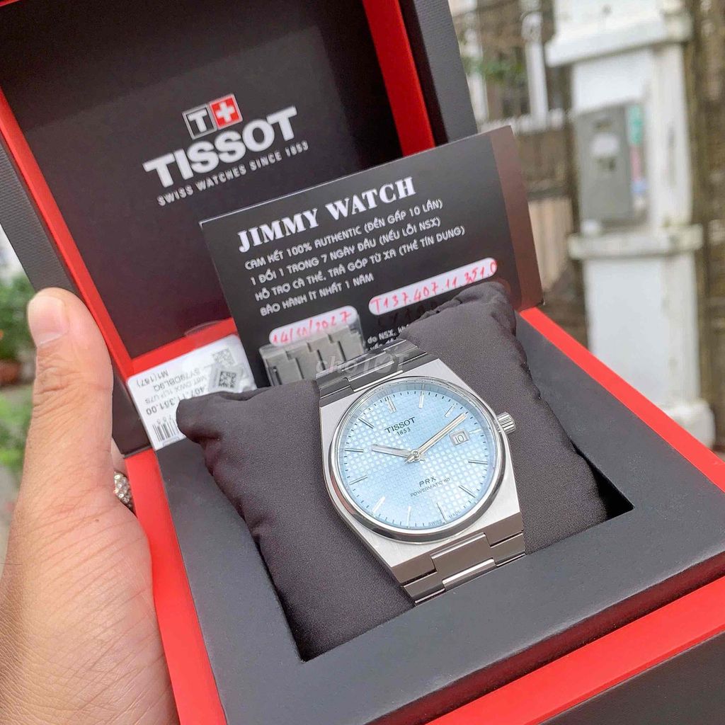 tissot prx 40mm iceblue siêu mới