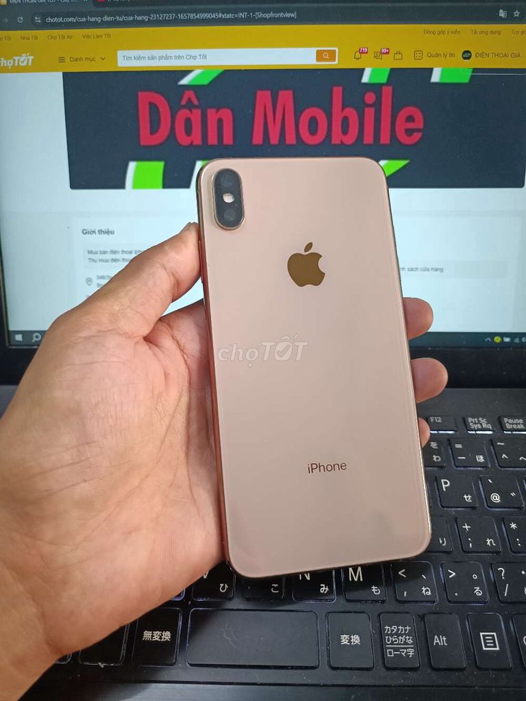IPHONE XS MAX 256GB MÁY QUỐC TẾ CHỨC NĂNG ĐẦY ĐỦ. Mua bán Điện thoại tại Quận Bình Thạnh Tp Hồ Chí Minh được đăng bởi Dân Mobile hình 1