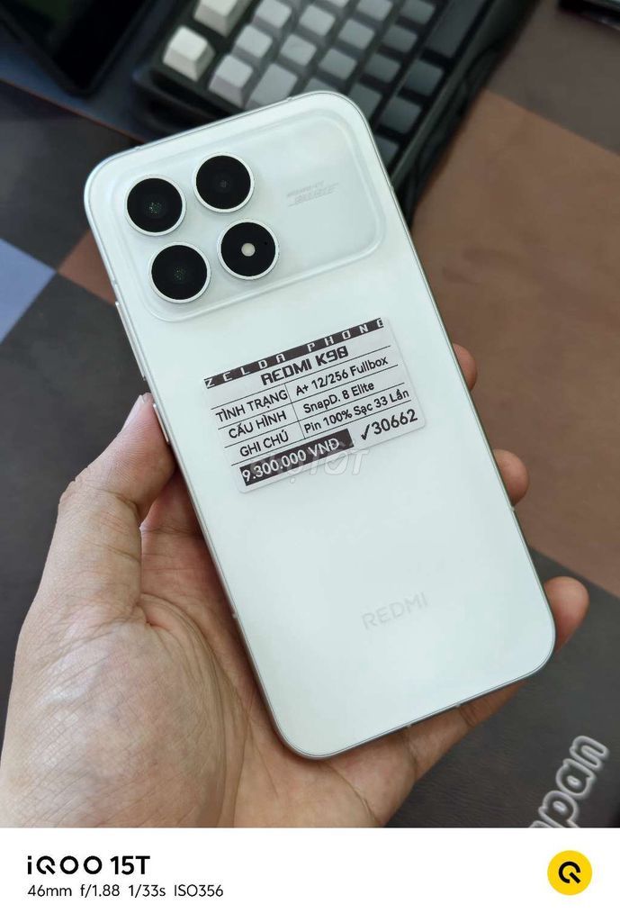 Xiaomi Redmi K90 12GB/256GB Fullbox rom TV. Mua bán Điện thoại tại Quận Ninh Kiều Cần Thơ được đăng bởi Zelda Phone hình 1