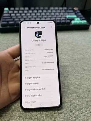 Samsung Z Flip4 8/256 đen zin