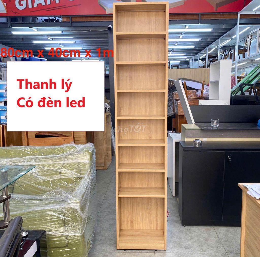 Kệ sách gỗ hiện đại, kệ gỗ trưng bày, kệ trang trí. Mua bán Tủ, kệ gia đình tại Quận Gò Vấp Tp Hồ Chí Minh được đăng bởi Kho Đồ cũ Phú Nhàn hình 1