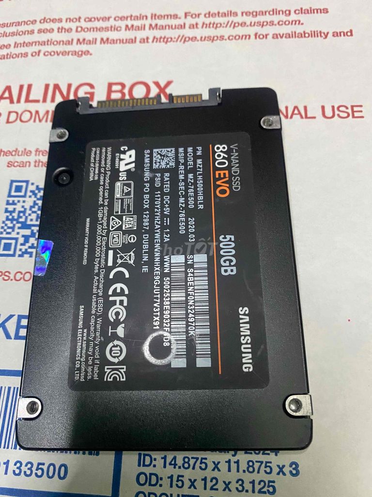 Ổ cứng SSD Samsung 500GB Good zin