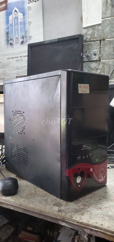 thùng pc h61h81 g23i34 4gb 250g  đang xài ok