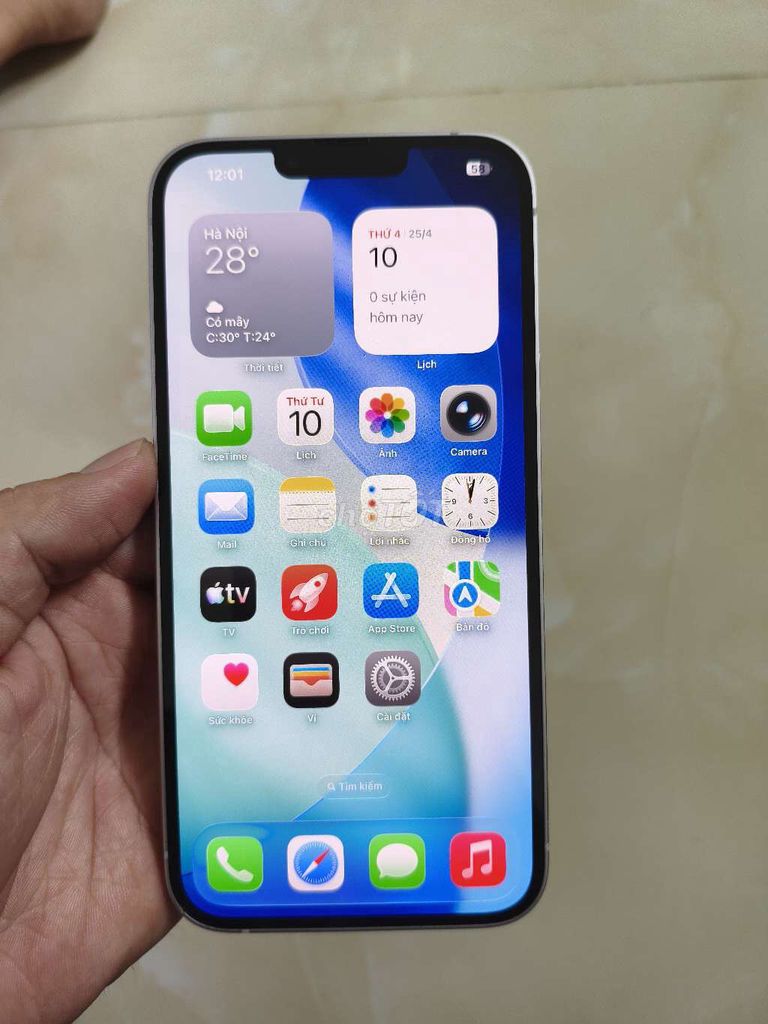 Cần bán iPhone 14 Plus 128GB Tím . Mua bán Điện thoại tại Huyện Bình Chánh Tp Hồ Chí Minh được đăng bởi  Khang hình 1