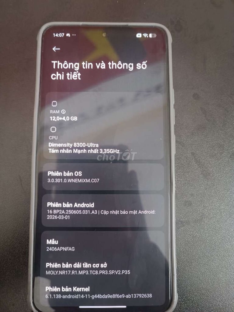 Xiaomi 14T 16/256 lỗi Camera. Mua bán Điện thoại tại Quận Gò Vấp Tp Hồ Chí Minh được đăng bởi Thắng hình 1