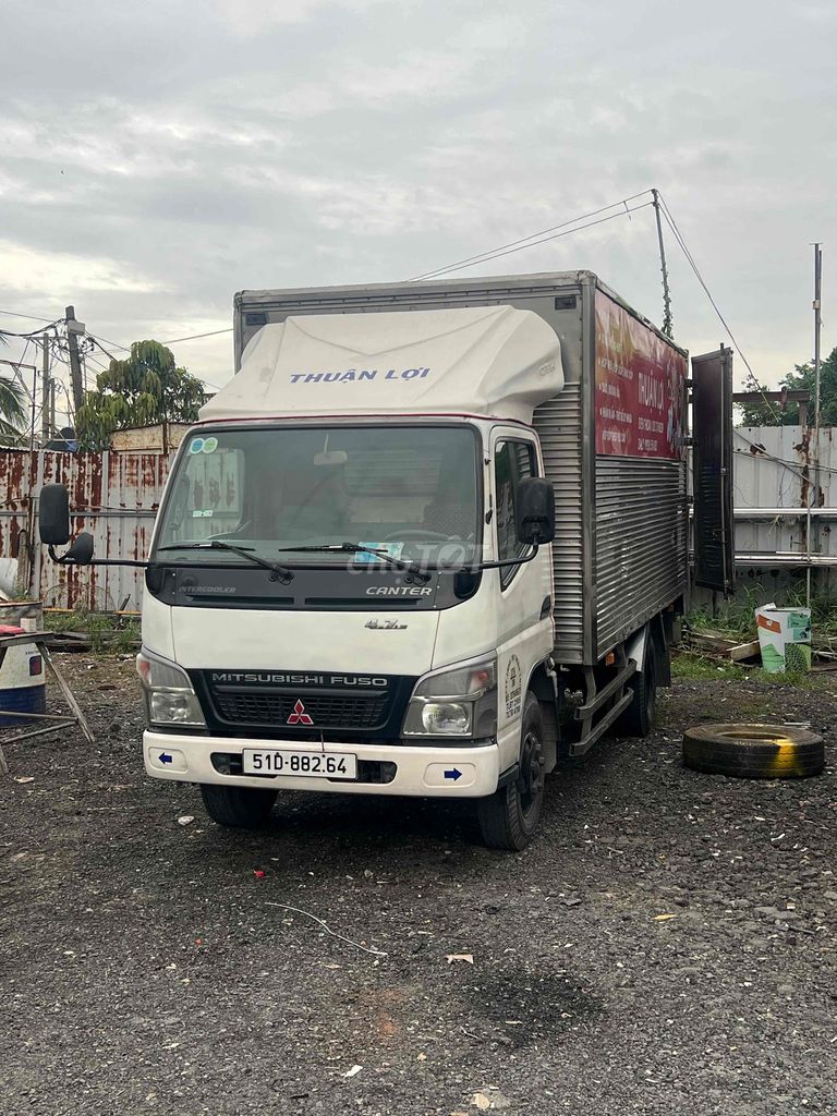 mitsubishi 2010. tải 1.7T…thùng4.5m..full inox 304