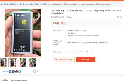 Pin Samsung j7 2016 , Dung lượng chuẩn 3300 mAh. Mua bán Linh kiện (RAM, Card...) tại Thành phố Dĩ An Bình Dương được đăng bởi hàng mới thanh lý 1 nữa giá