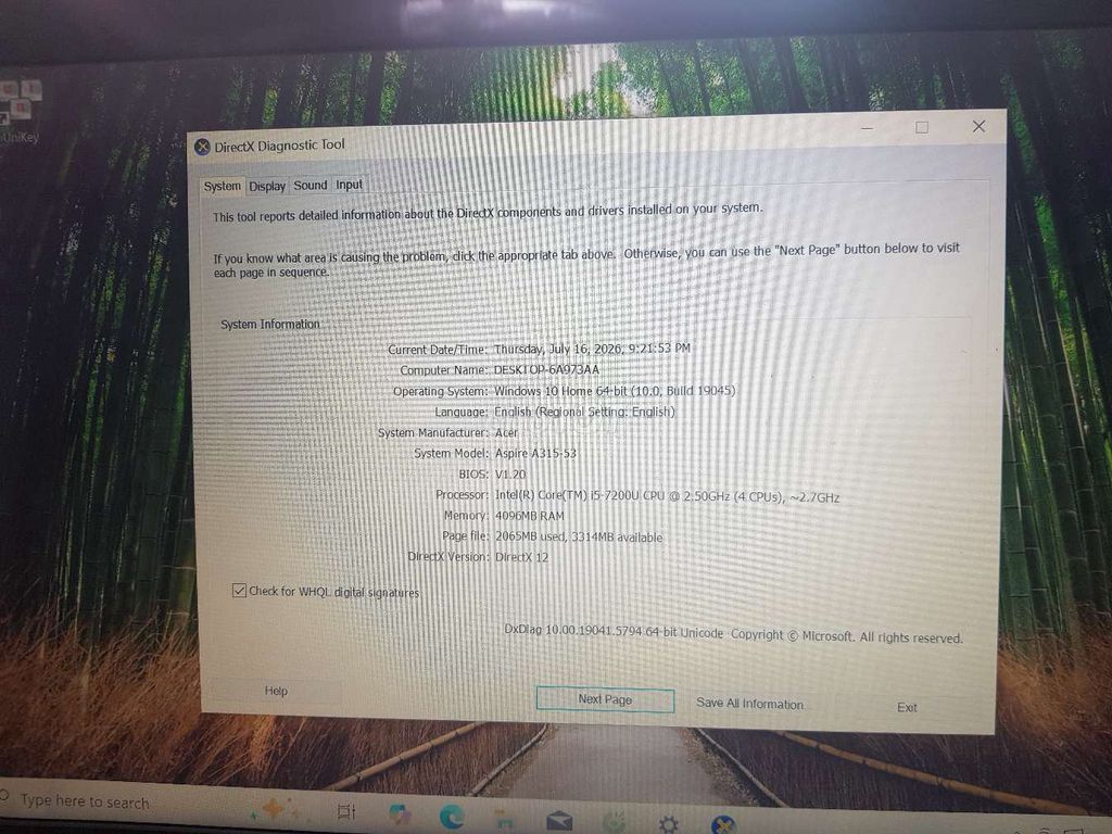Acer Aspire A315-53 i5 15 inch 4GB/128GB Đen. Mua bán Laptop tại Quận Tân Phú Tp Hồ Chí Minh được đăng bởi Lơi hình 1