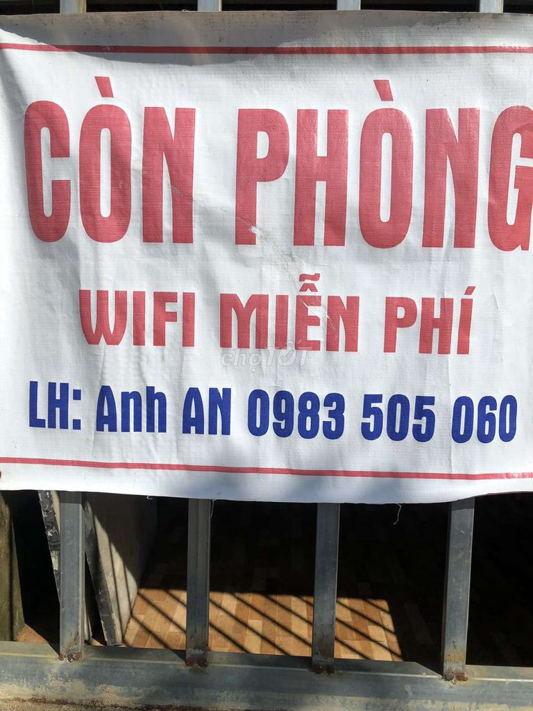 Phòng trọ chú An wi-fi miễn phí