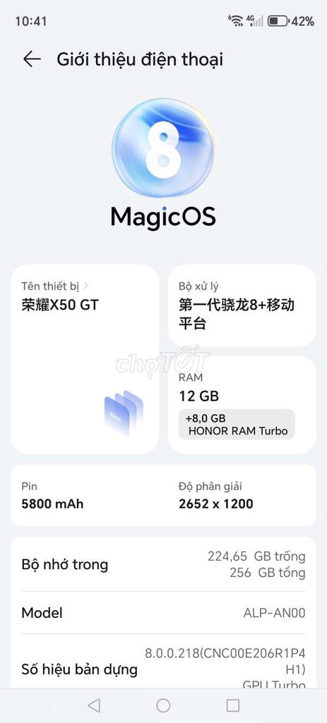 Honor X50 GT 12GB/256GB sọc viền. Mua bán Điện thoại tại Huyện Đông Anh Hà Nội được đăng bởi Thiết Trụ hình 1