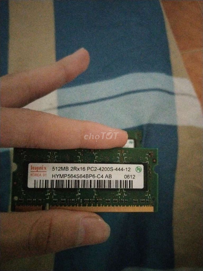 RAM Hynix PC2-4200S-444-12 DDR2. Mua bán Linh kiện (RAM, Card...) tại Quận Lê Chân Hải Phòng được đăng bởi Tt Tt hình 1