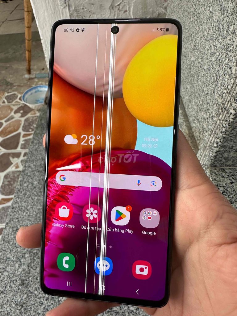Samsung A71 Đen Sọc màn hình. Mua bán Điện thoại tại Quận Ô Môn Cần Thơ được đăng bởi Quốc Hưng hình 1