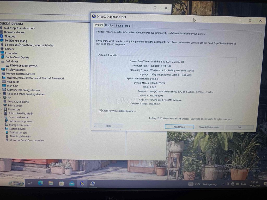 Dell Latitude E5470 i7-6600U 8GB/256GB Đen. Mua bán Laptop tại Quận Gò Vấp Tp Hồ Chí Minh được đăng bởi HQ1986 Thanh Lý Cầm Đồ hình 1
