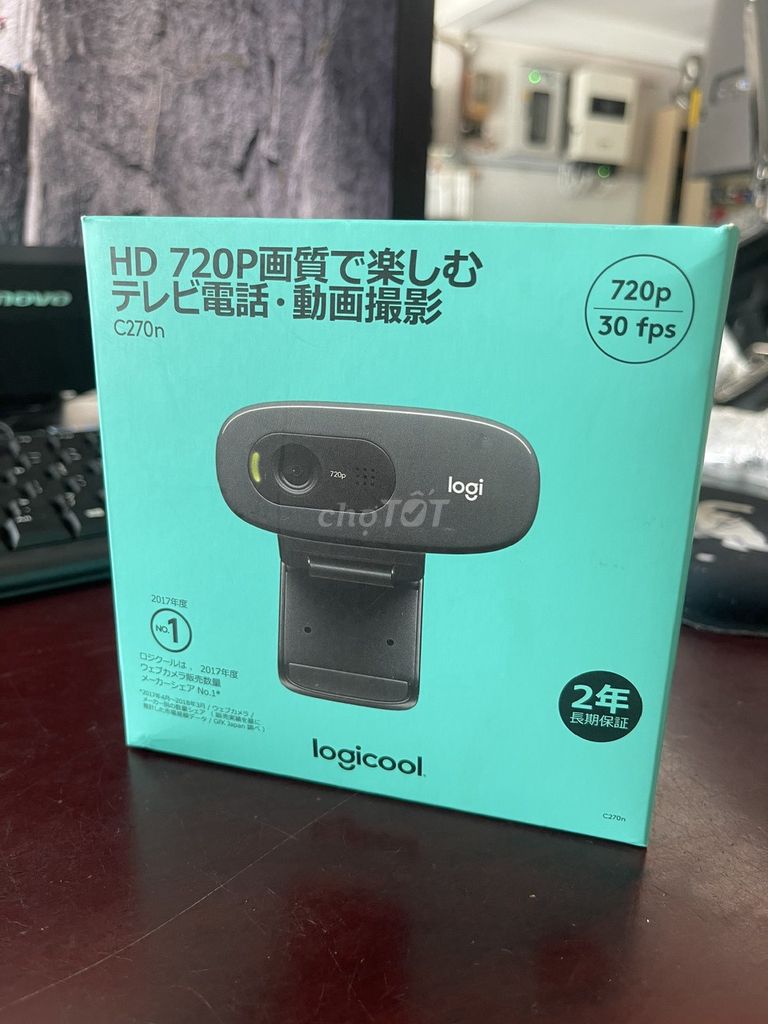 xả kho Webcam Logitech Logicool C270N full box. Mua bán Máy ảnh, Máy quay tại Thành phố Rạch Giá Kiên Giang được đăng bởi Máy Tính Kiên Giang hình 1
