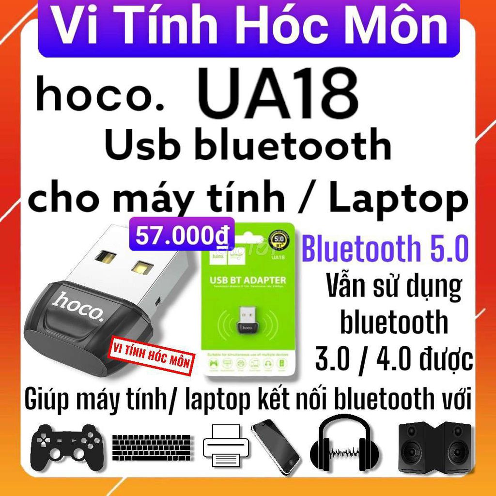 Usb bluetooth cho máy tính hoco ua18
